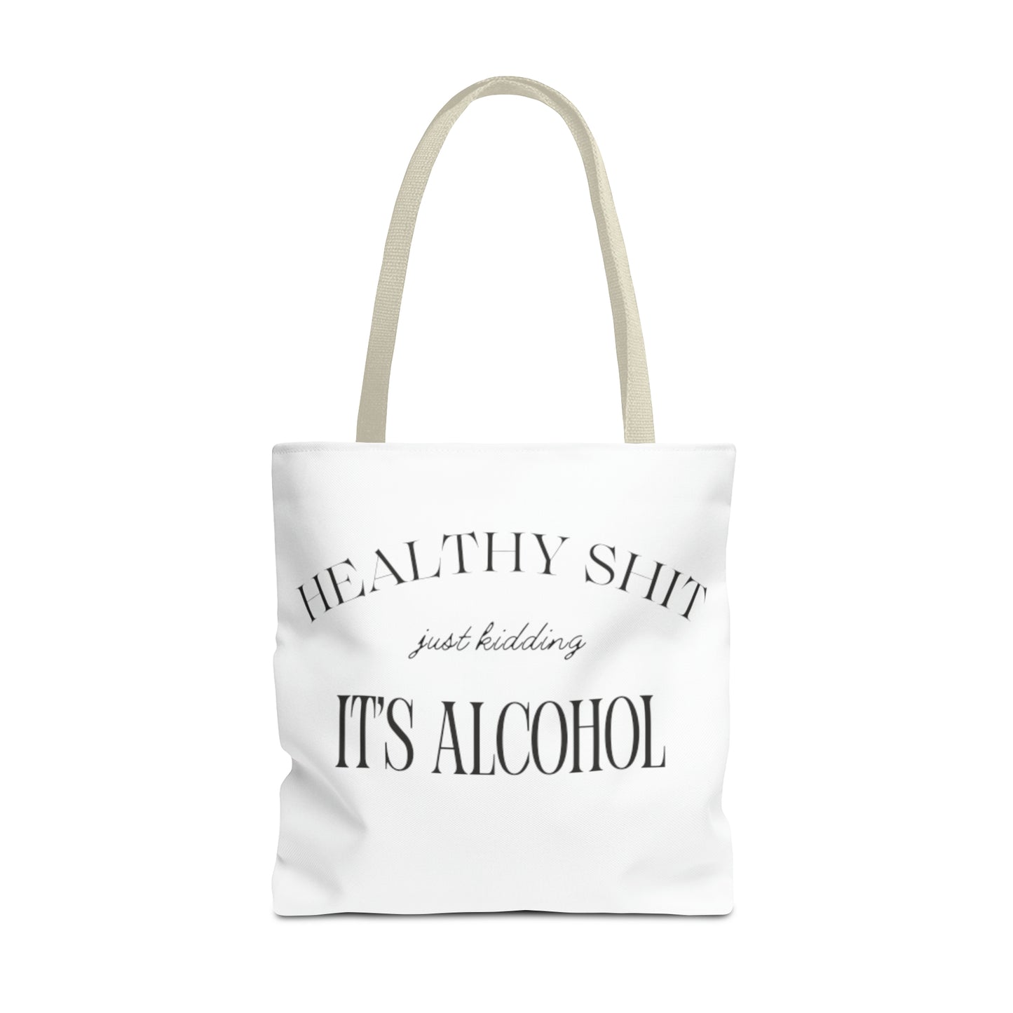 Healthy Shit Canvas Tote Bag