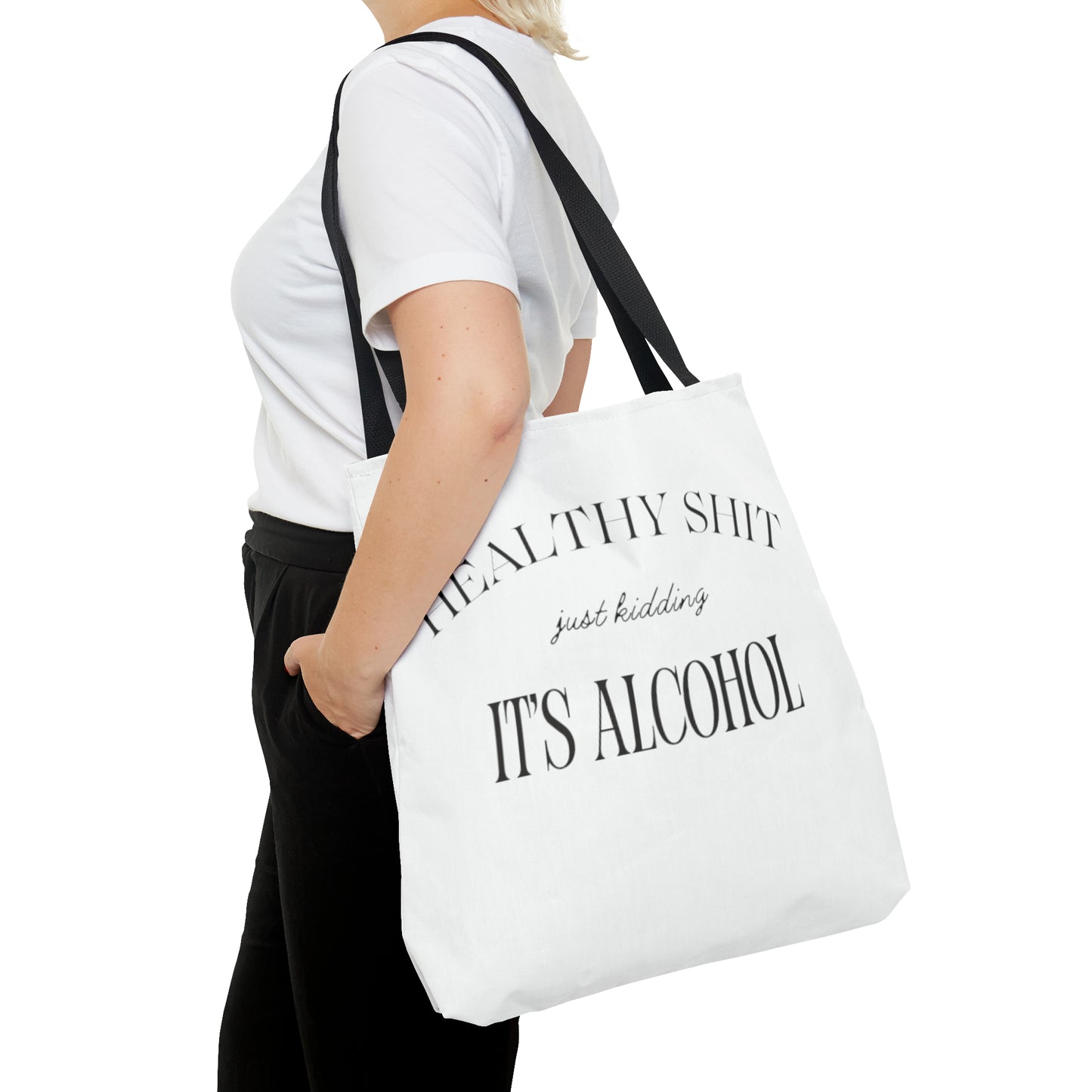 Healthy Shit Canvas Tote Bag