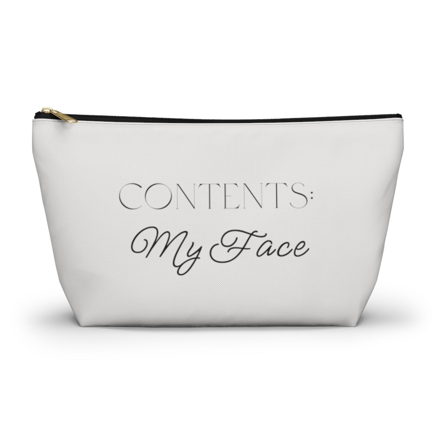 Contents: My Face Accessory Pouch with T-bottom