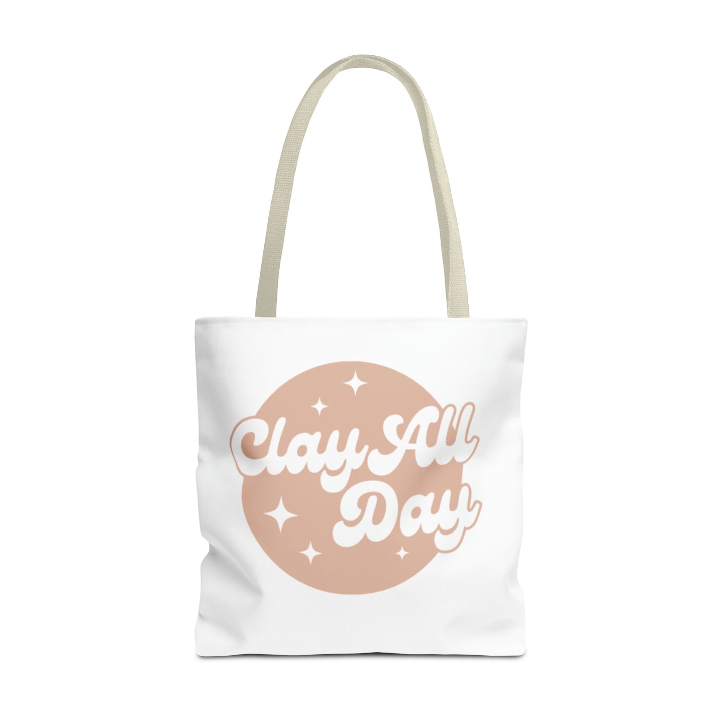 Clay All Day Canvas Tote Bag