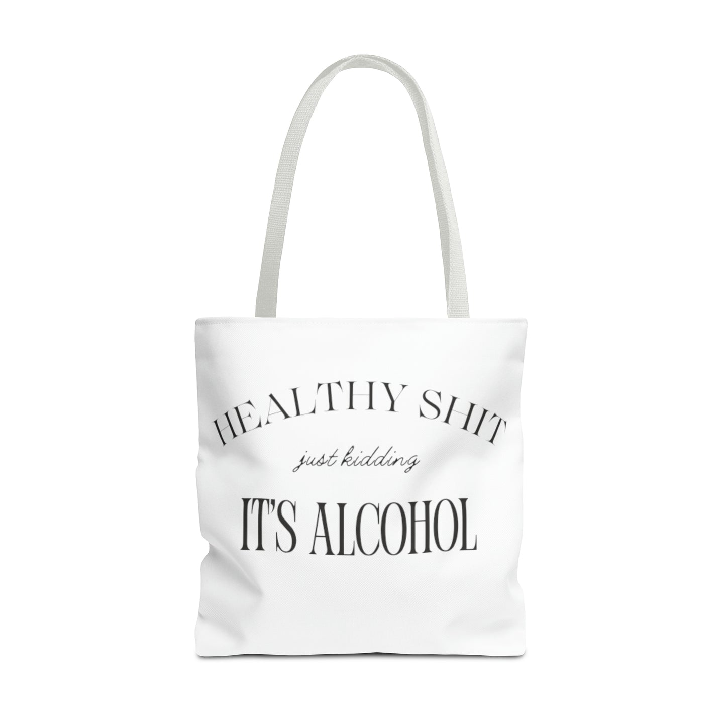 Healthy Shit Canvas Tote Bag