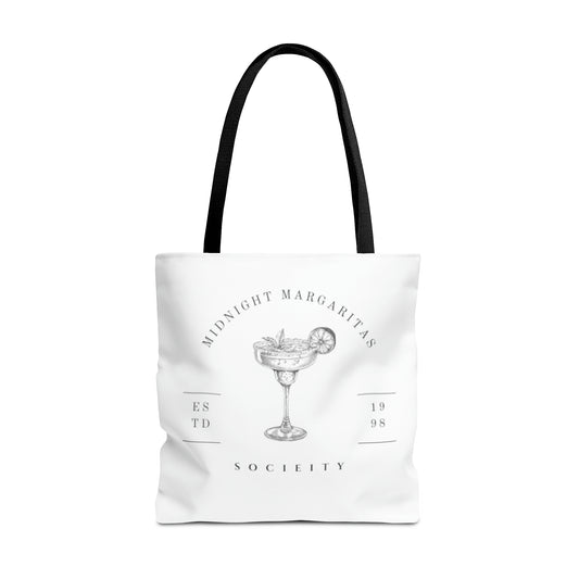 Midnight Margaritas Socieity Club Canvas Tote Bag