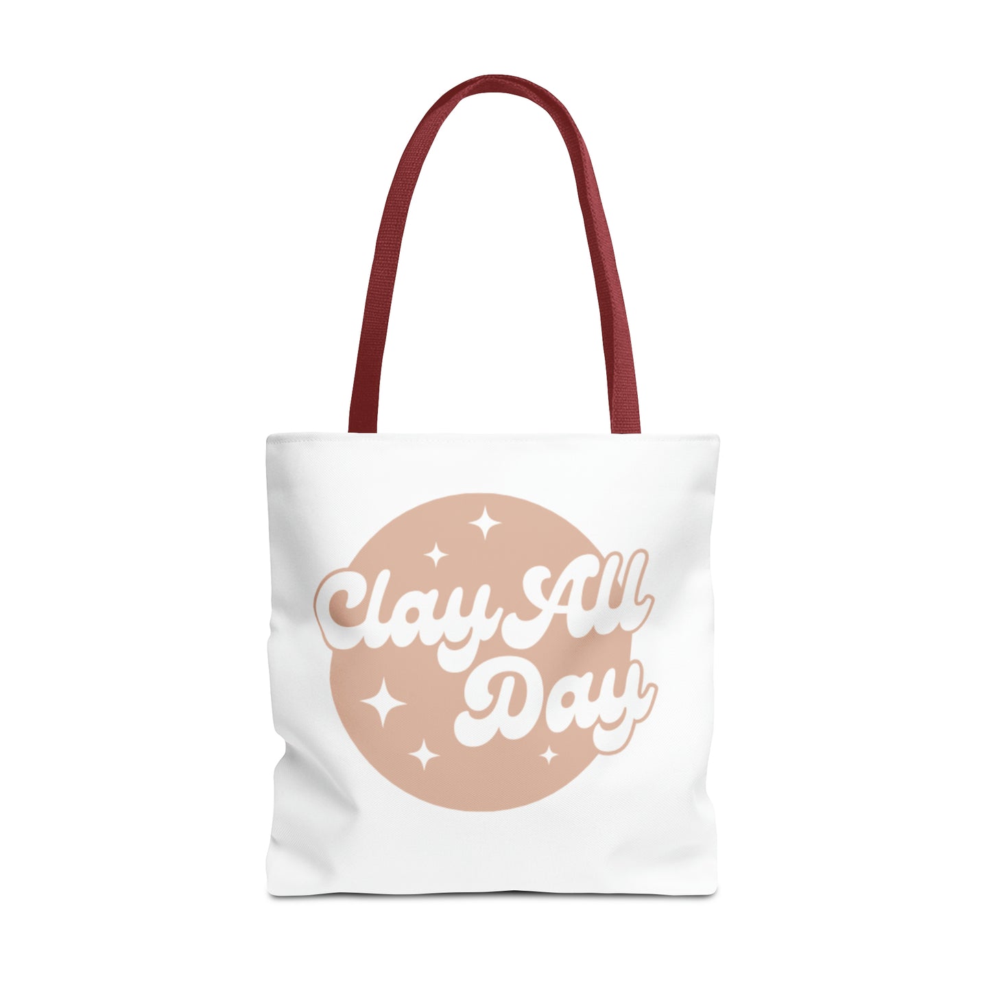 Clay All Day Canvas Tote Bag