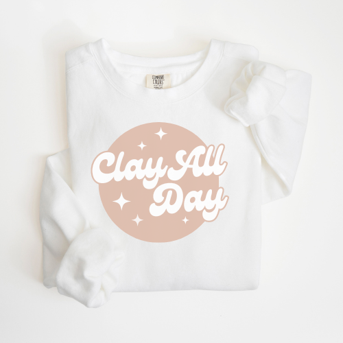 Clay All Day Crewneck Sweatshirt