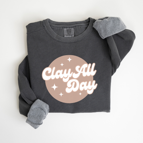 Clay All Day Crewneck Sweatshirt