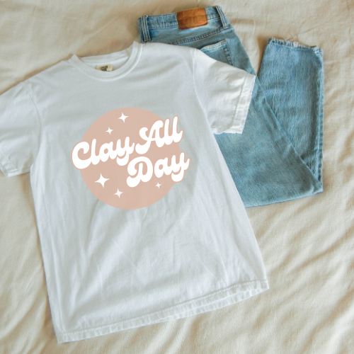 Clay All Day Unisex T-Shirt