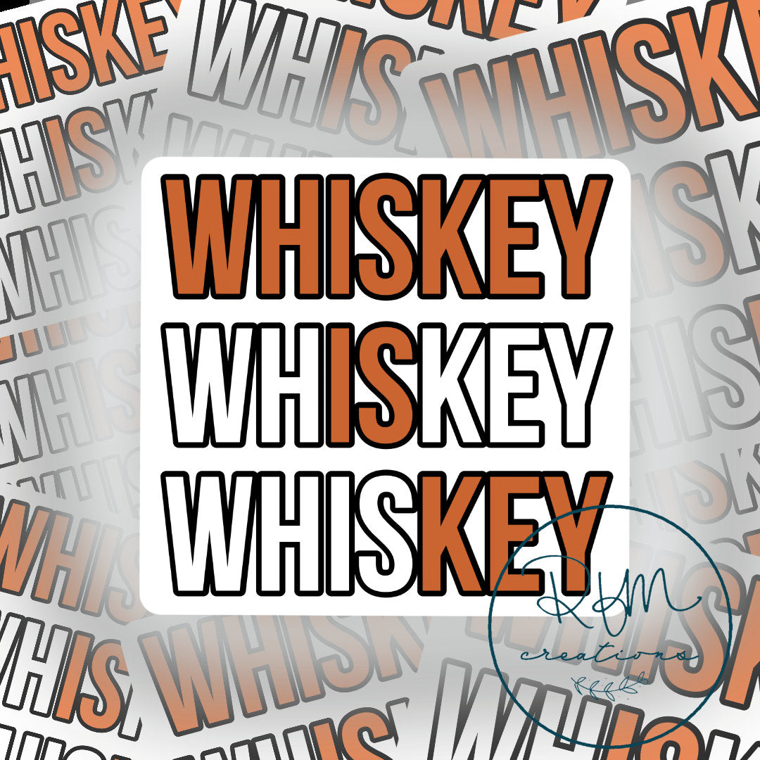 Whiskey Is Key Sticker